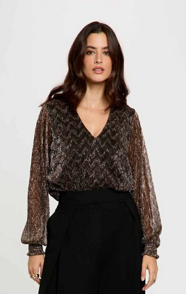 BLUSA BRONCE BLUSA BRONCE