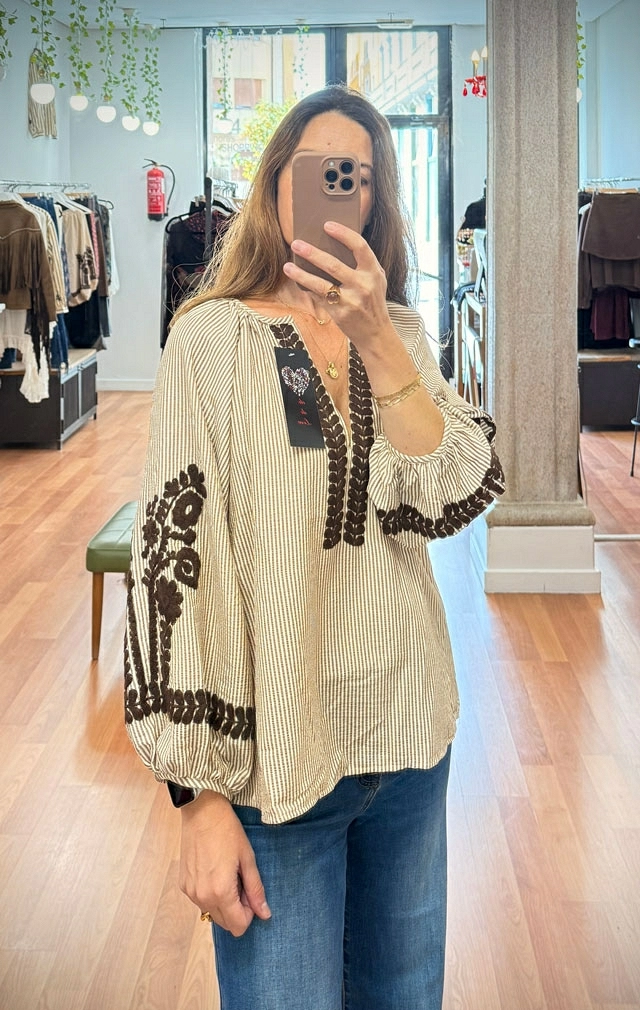 BLUSA CAYETANA RAYAS