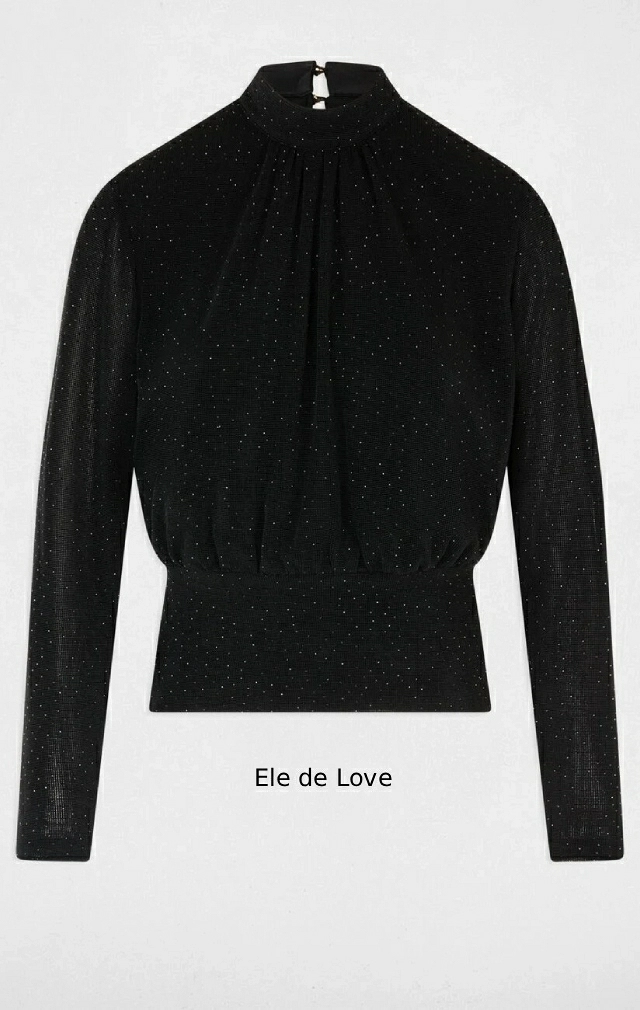 BLUSA CON STRASS BLUSA CON STRASS