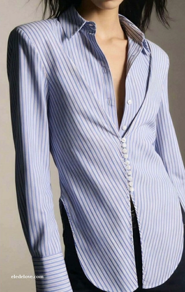 CAMISA CORSET DE RAYAS CAMISA CORSET DE RAYAS