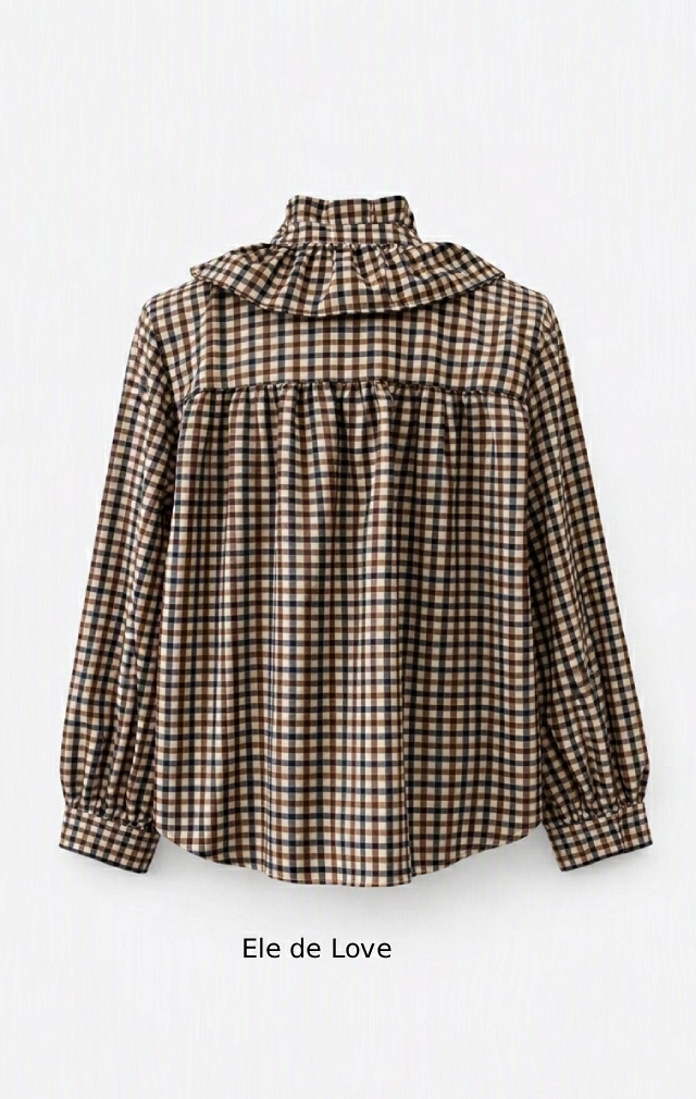 CAMISA DE CUADROS CUELLO BEBE CAMISA DE CUADROS CUELLO BEBE
