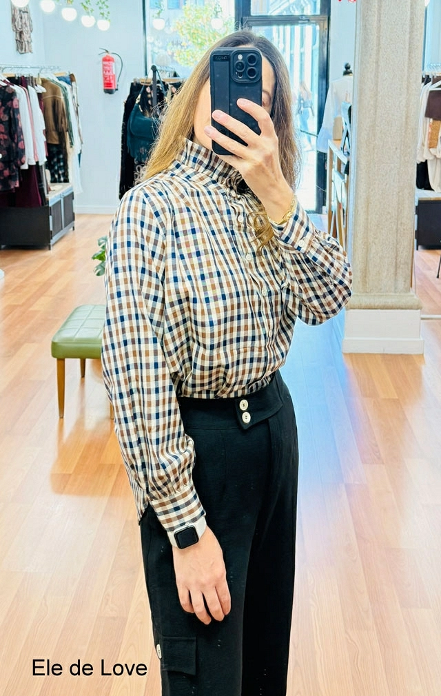 CAMISA ROMANTIC CUADROS