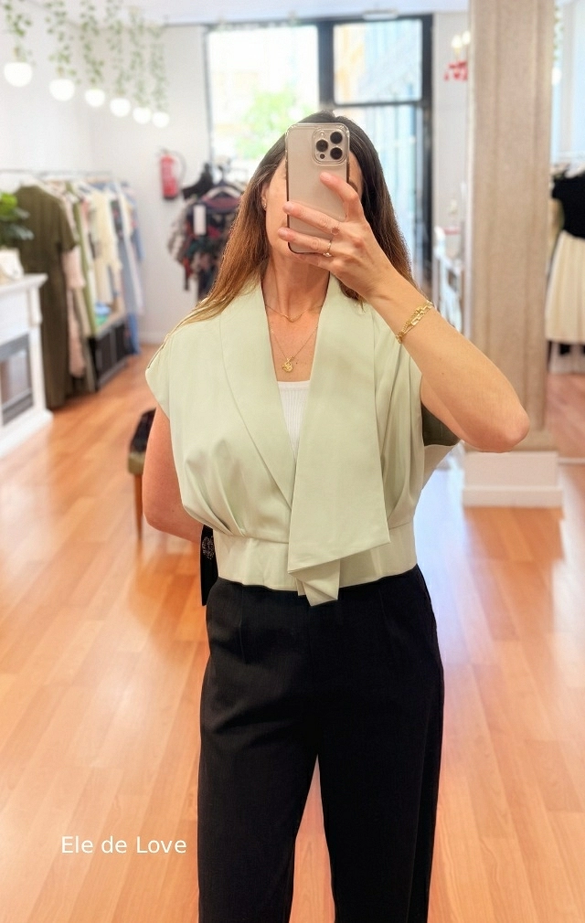 CHALECO VETIVER VERDE MENTA