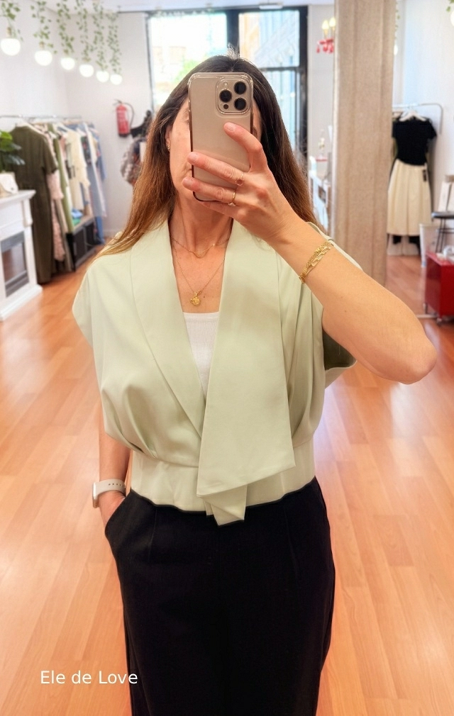 CHALECO VETIVER VERDE MENTA