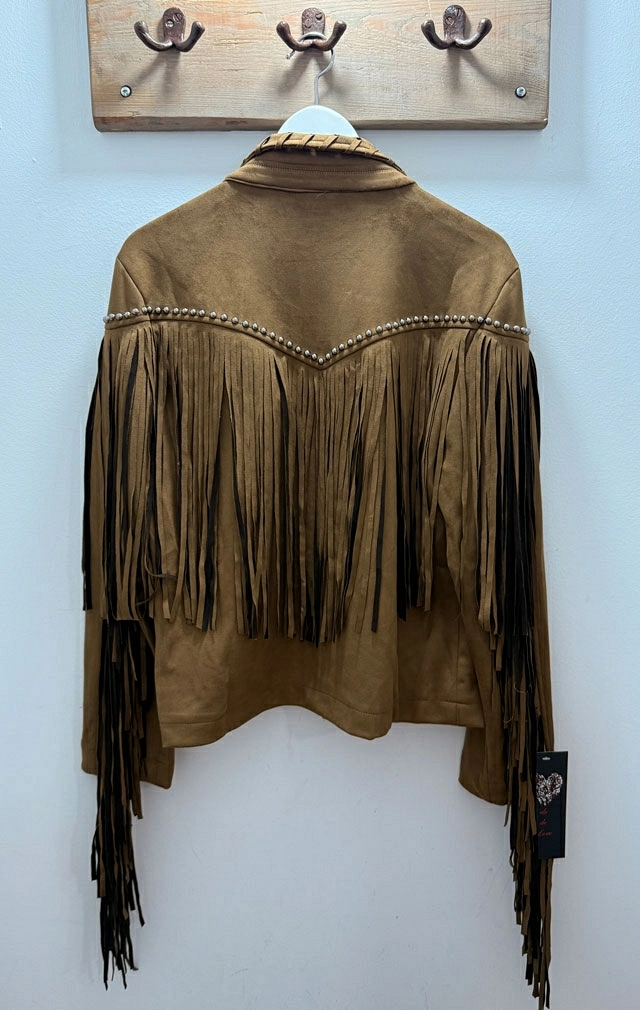 CHAQUETA CON FLECOS