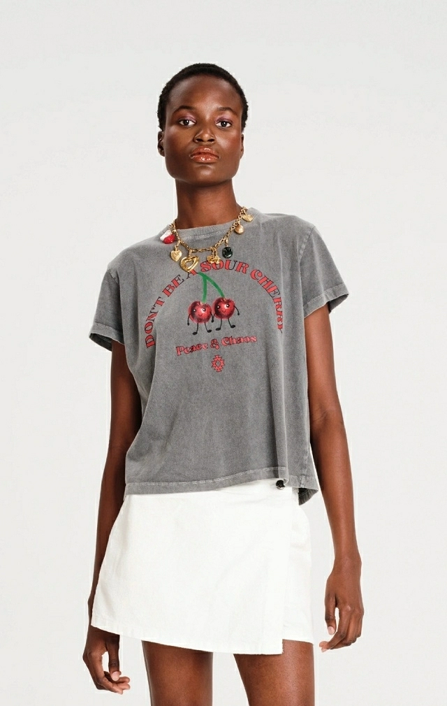 CHERRY-BOMB CROP T-SHIRT CHERRY-BOMB CROP T-SHIRT