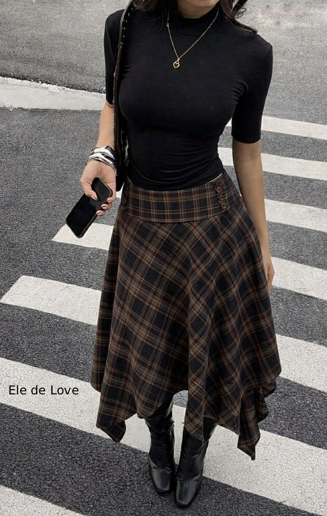 FALDA DE CUADROS