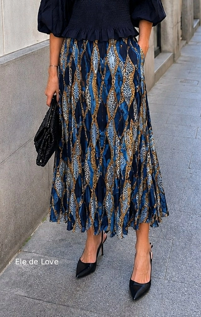FALDA ESTAMPADA FLUIDA