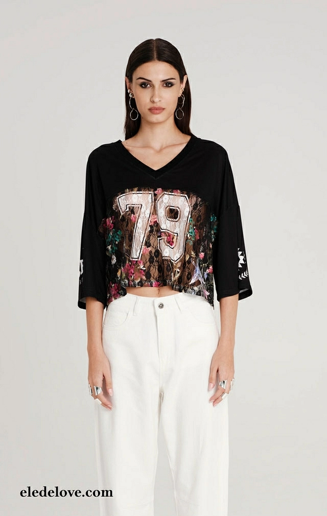 FLOWERCORE TOP ENCAJE