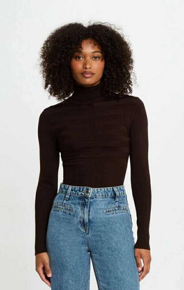 JERSEY CUELLO ALTO CHOCOLATE JERSEY CUELLO ALTO CHOCOLATE
