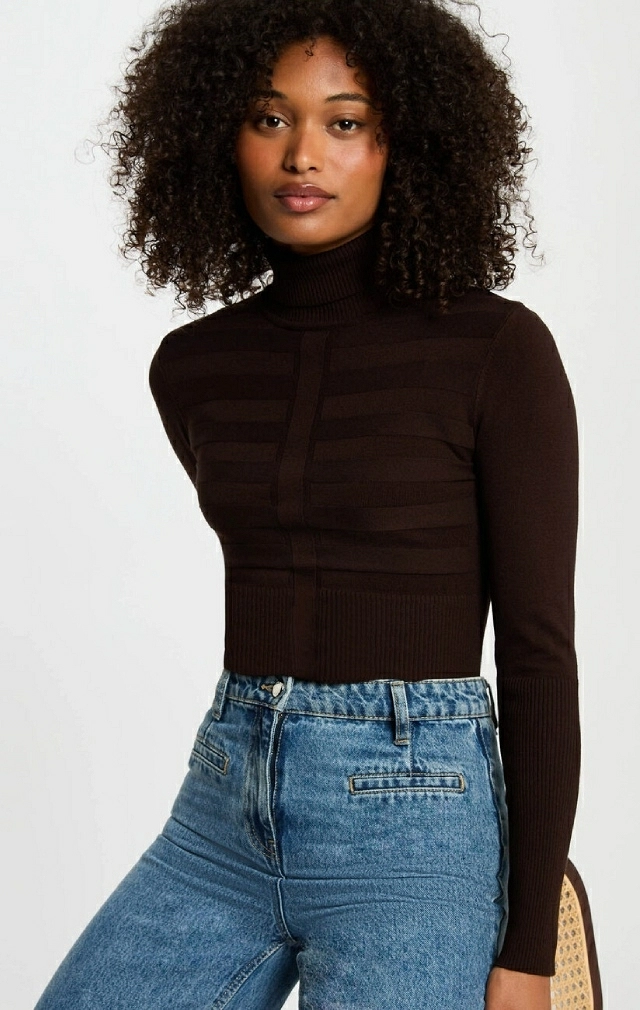 JERSEY CUELLO ALTO CHOCOLATE JERSEY CUELLO ALTO CHOCOLATE