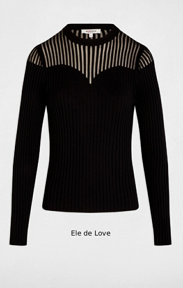 JERSEY PUNTO FINO CANALÉ CON TRANSPARENCIA JERSEY PUNTO FINO CANALÉ CON TRANSPARENCIA