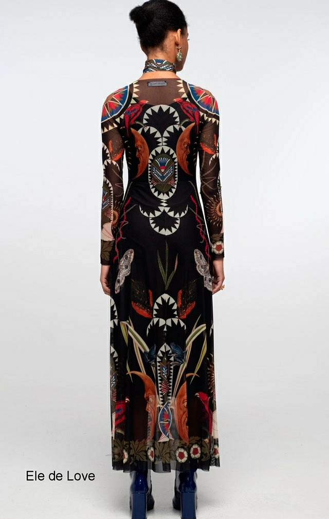 NOCTURNAL LONG DRESS