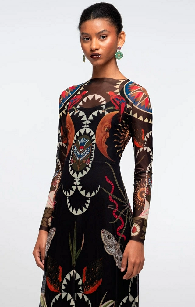 NOCTURNAL LONG DRESS