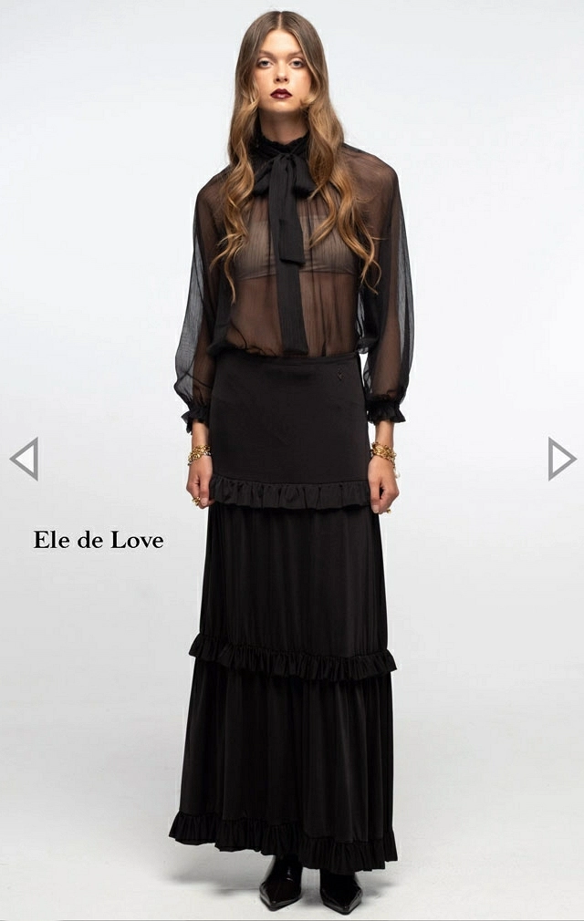 NOIR LONG SKIRT