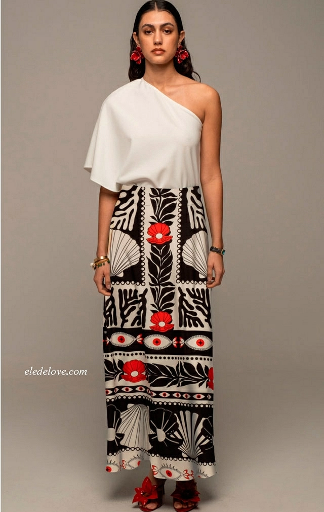 OCEANIC LONG SKIRT