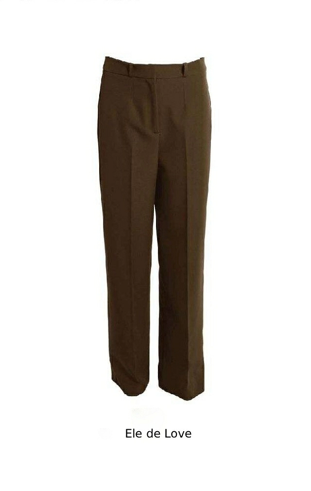 PANTALON ANCHO MARRON