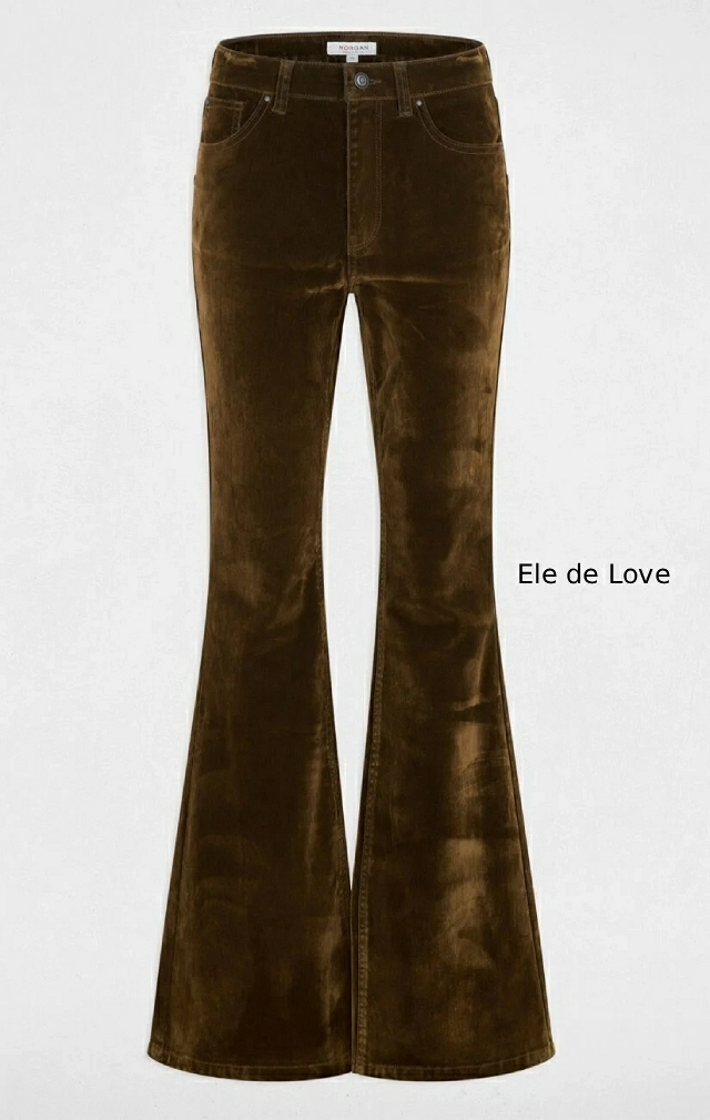 PANTALÓN BOOTCUT DE TERCIOPELO