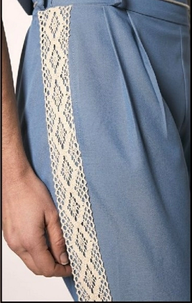 PANTALON DENIM COQUETTE