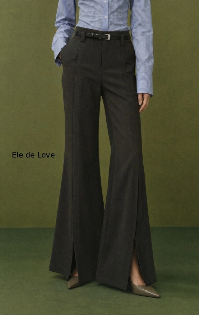 PANTALÓN GRIS CON CINTURÓN PANTALÓN GRIS CON CINTURÓN