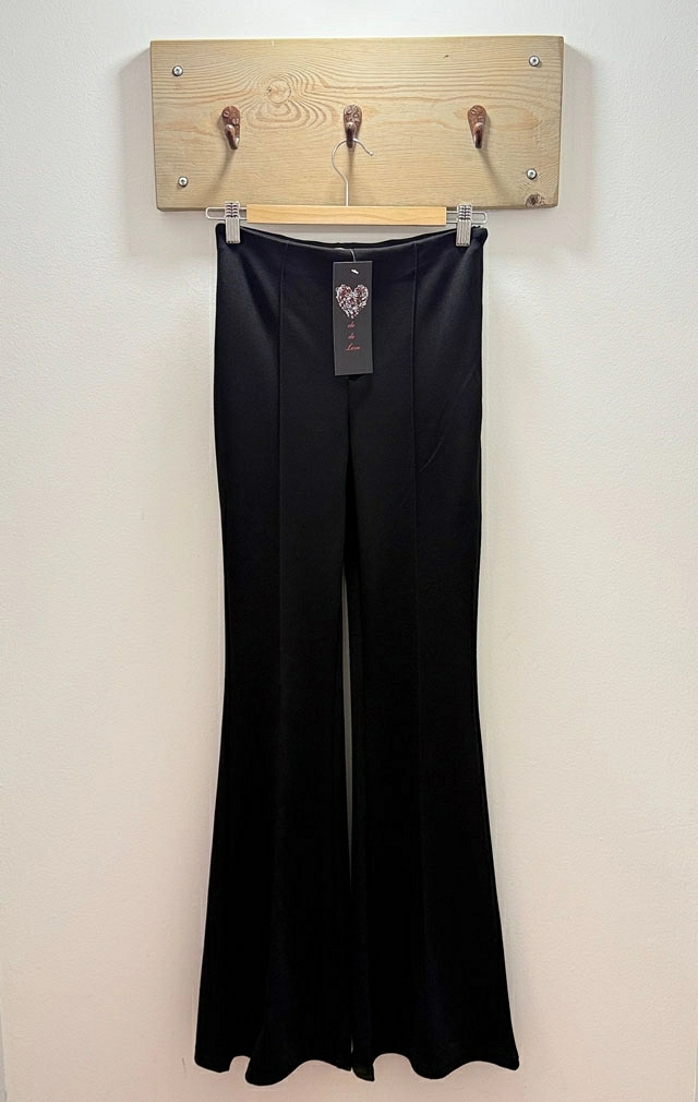 PANTALON NEGRO CAMPANA PANTALON NEGRO CAMPANA