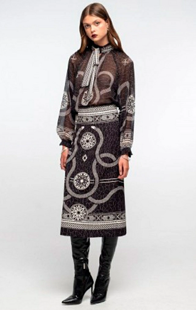 PHILOSOPHY MIDI SKIRT PHILOSOPHY MIDI SKIRT