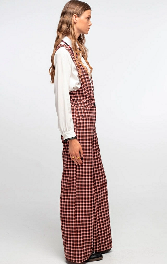 PLAID JUMPSUIT