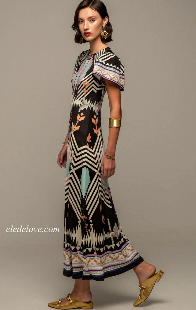 QUANTUM LONG DRESS