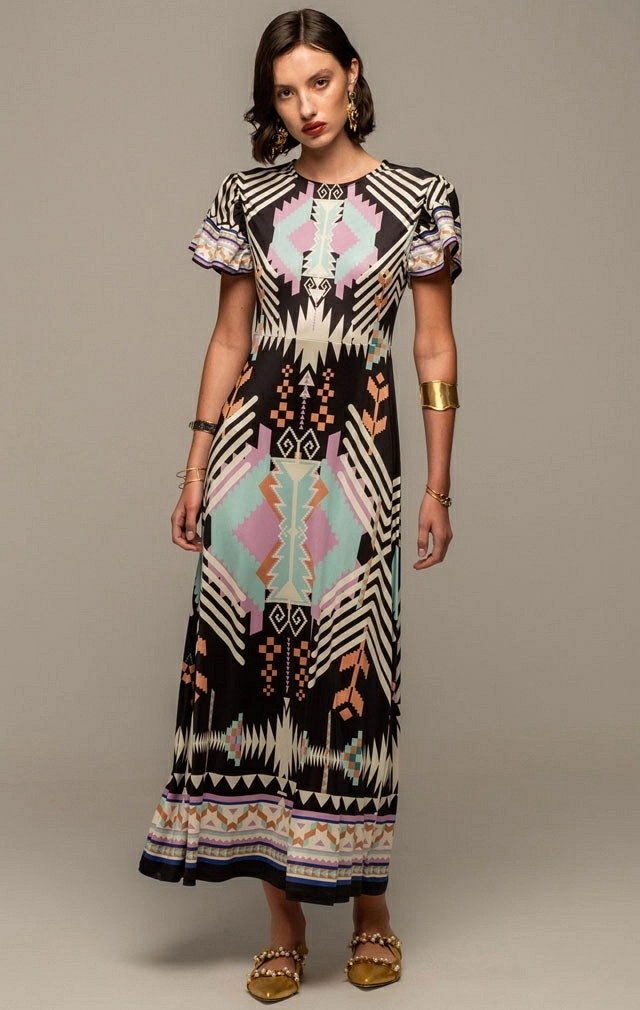 QUANTUM LONG DRESS