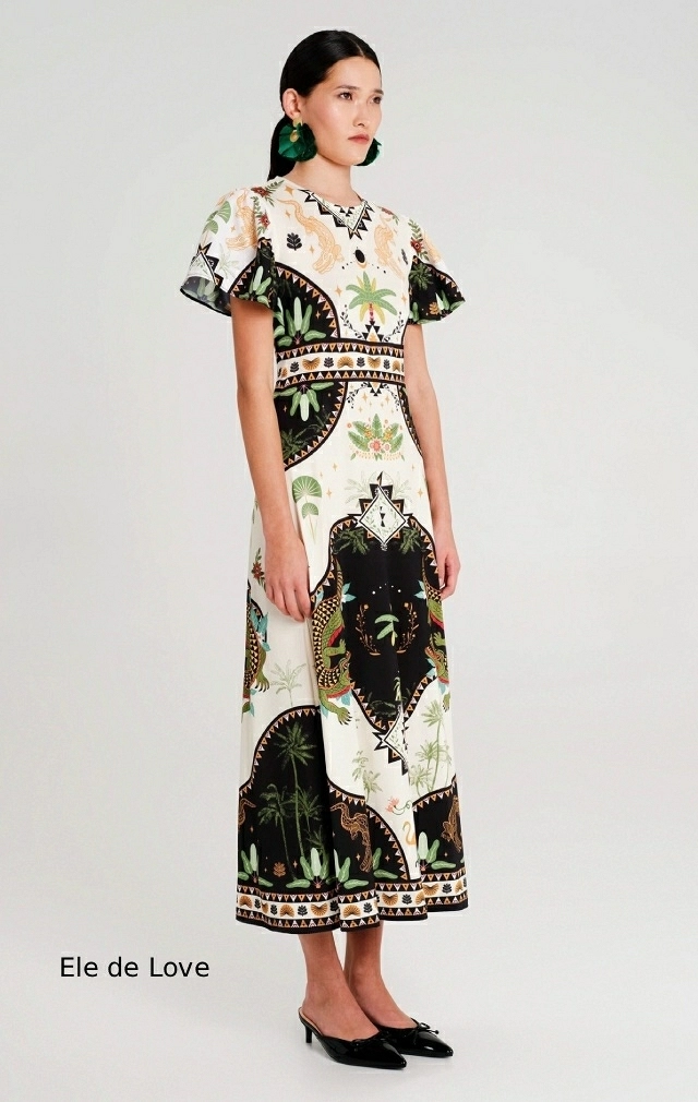REPTILE LONG DRESS REPTILE LONG DRESS