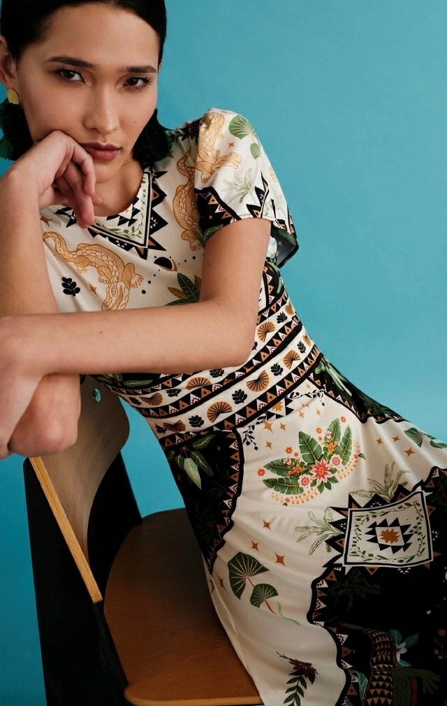 REPTILE LONG DRESS REPTILE LONG DRESS