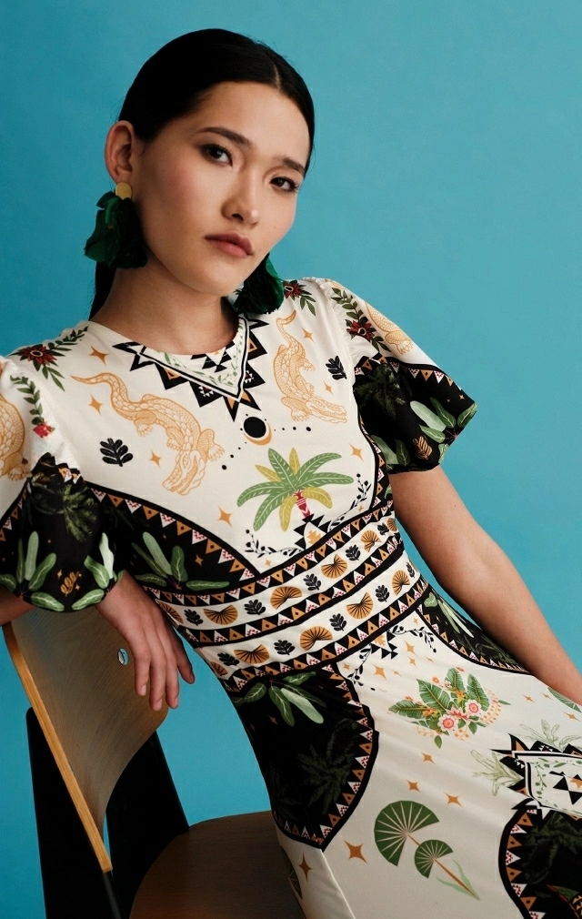 REPTILE LONG DRESS REPTILE LONG DRESS