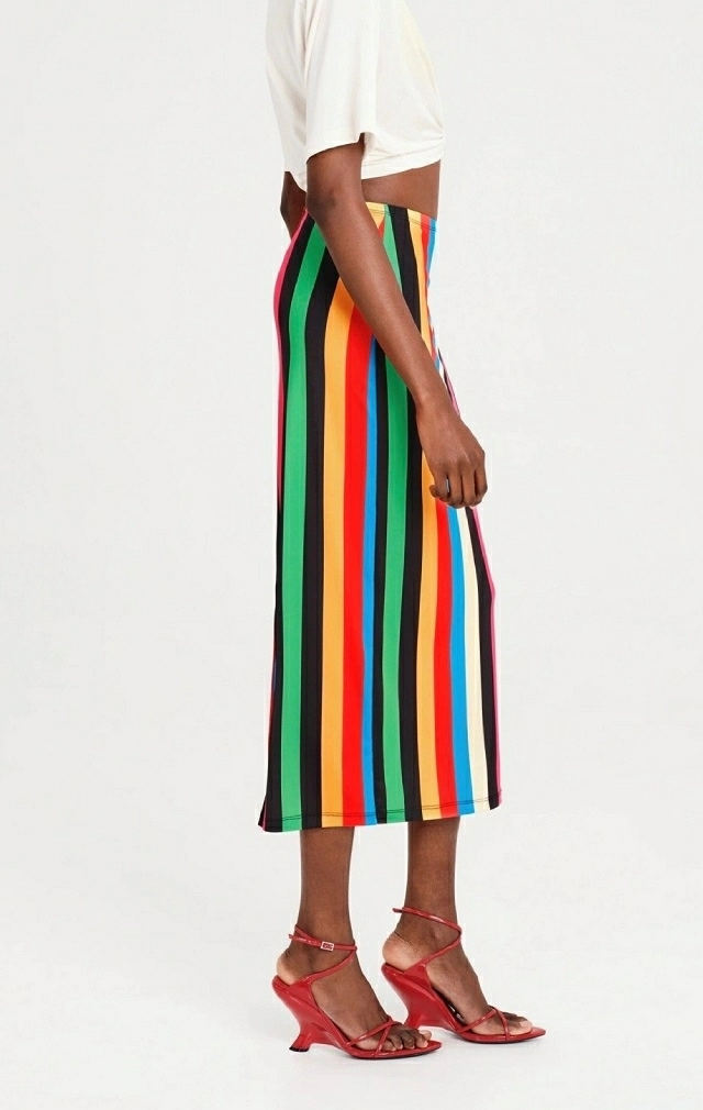 RHYTHM MIDI SKIRT