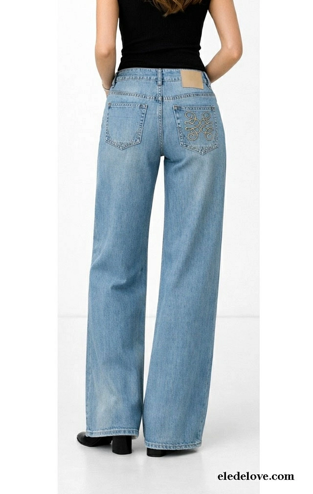 VAQUERO BORDADO BOLSILLO VAQUERO BORDADO BOLSILLO