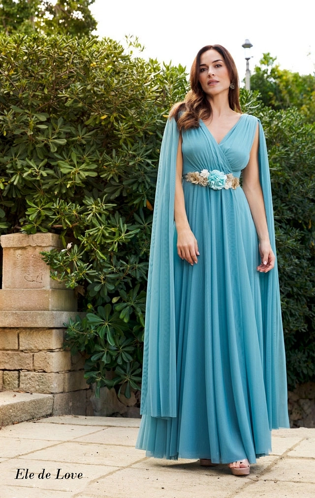 VESTIDO DAMA TUL HIELO