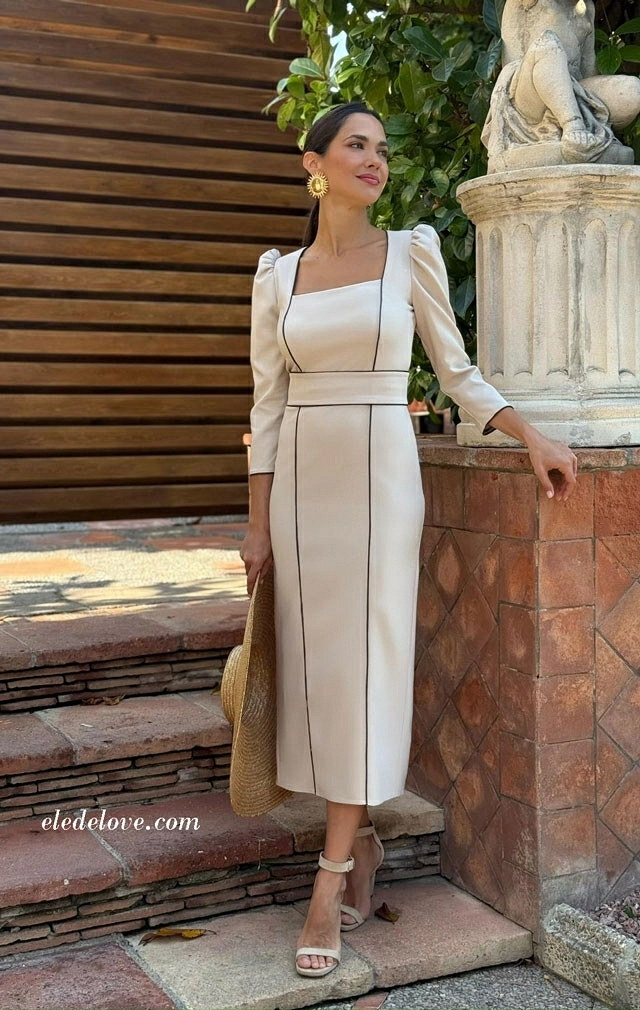 VESTIDO LAOS RIBETES