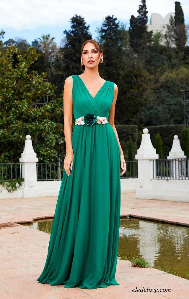 VESTIDO LARGO DE TUL VESTIDO LARGO DE TUL