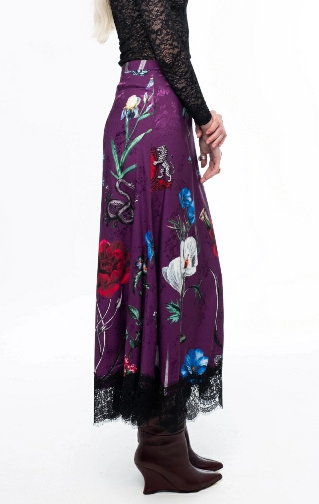 VIOLET LONG SKIRT