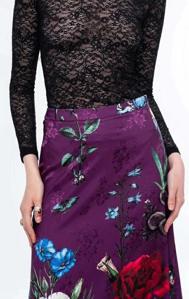 VIOLET LONG SKIRT