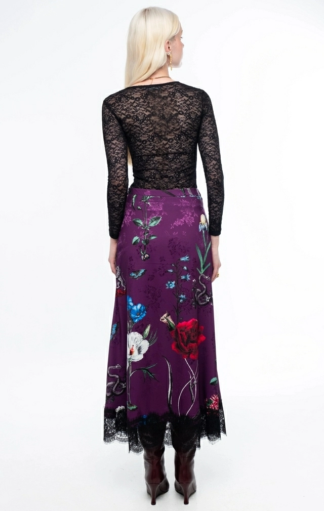 VIOLET LONG SKIRT